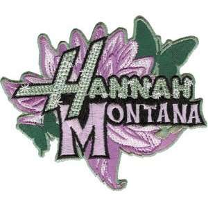  Disney Hannah Montana Miley Cyrus   Flower Embroidered 