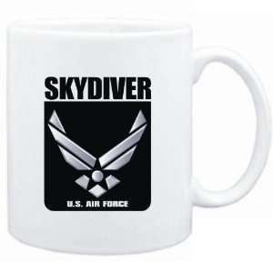  Mug White  Skydiver   U.S. AIR FORCE  Sports: Sports 