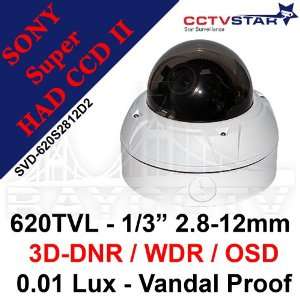  CCTVSTAR SVD 620S2812D2 620TVL ( Higher than 600 TVL ) 1/3 