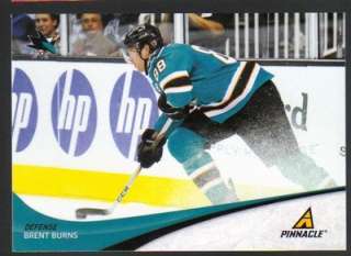 2011 12 Panini Pinnacle Hockey #188 Brent Burns San Jose Sharks  
