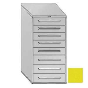  Equipto 30Wx59H Modular Cabinet 8 Drawers W/Dividers, No 