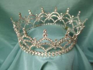 Wedding / Carnival Crown Silver Diamante ~ WT44 ~ Sale  
