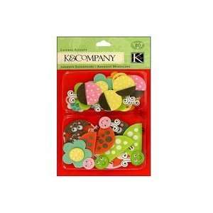    K&Company Layered Accents Lady Bug (Pack of 3) 