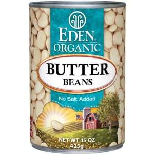  Eden Foods Organic Butter Beans Low Fat    15 oz Health 