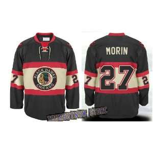  NHL Gear   Jeremy Morin #27 Chicago Blackhawks Third Black 