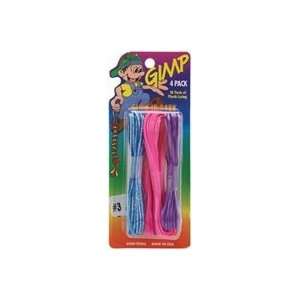  Gimp Plastic Lacing 4.5 Yards 4/Pkg Glow In The Da 