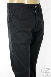   505 Trouser Black Sits at Waist Straight Leg Mens Pants New  