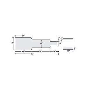  Siemens Koordinat 3DII with Armboards Table Pads, Polyfoam 