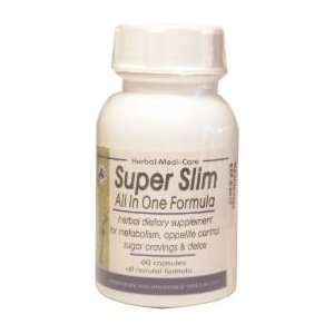  Herbal Supa Slim All In Once Veg Caps Health & Personal 