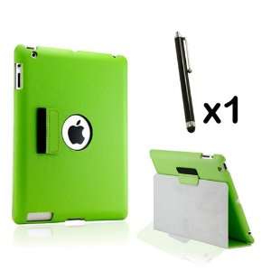  Slim fit Duel Layer Green leather case with smart Cover 