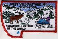 Yellowstone Snowmobile 03 04 Patch  