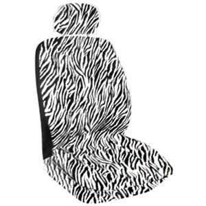   Safari Black Animal Print Low Back Bucket Seat Cover: Automotive