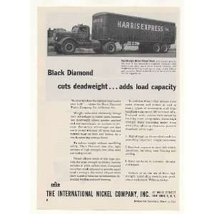   Truck Black Diamond Trailer Inco Print Ad (41820)