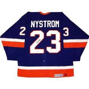  Bobby Nystrom Signed New York Islanders Jersey: Sports 