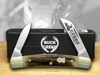 Buck Creek Genuine Stag Cobra Pocket Knives Germany  