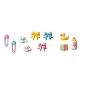 Baby Assorted Decorated Sugars, 144 pcs: Grocery & Gourmet Food