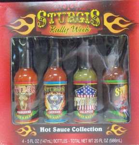 STURGIS RALLY WEEK Hot Sauce Gift Set ~ A Sauce Set for the BIKERS OUT 