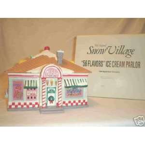   56 Snow Village 56 Flavors Ice Cream Parlor 51519 