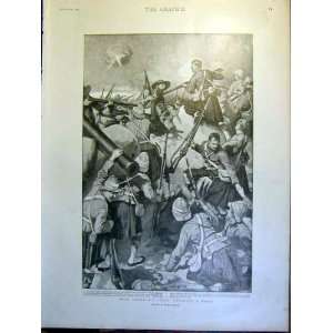   Methuen Force Kopje Boer War Africa Calkin Print 1900