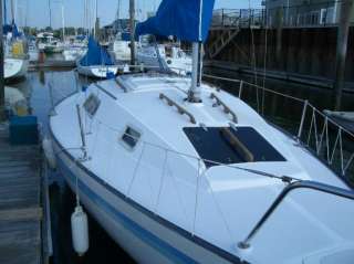 1979 San Juan 7.7 Sailboat with 9.9 hp Suzuki 4 stroke  