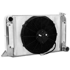   22 x 13 Scirocco Race Radiator with Fan and Shroud Combo: Automotive