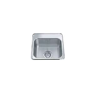 KINDRED STEEL QUEEN15/7 1/6X15 1/8 2 HOLE TOP MOUNT STAINLESS STEEL 