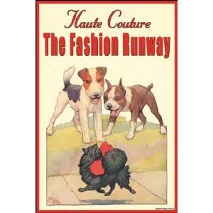  Haute Couture: The Fashion Runway by Wilbur Pierce 12x18 
