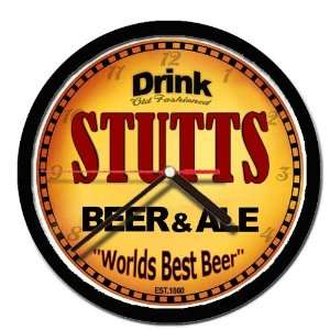  STUTTS beer and ale cerveza wall clock: Everything Else