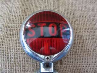 Vintage Bicycle Red Stop Light  Police Fire Bus Antique Old Auto Bike 