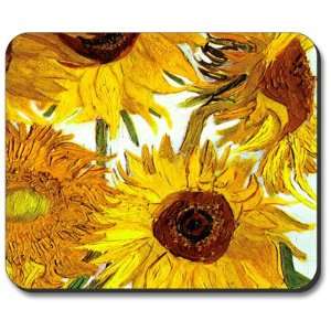  Van Gogh   Sunflowers II   Mouse Pad Electronics