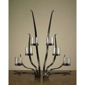    John Richard Set Of 2 Contemporary Candelabras