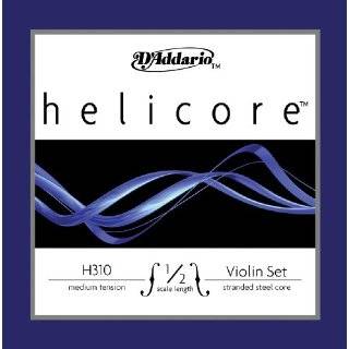 Addario H310 1/2M Helicore Silk & Steel violin Strings, Medium