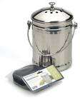 stainless steel1 2 gallon compost pail  $