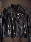 DSQUARED FINE LEATHER MOTORCYCLE BIKER JACKET