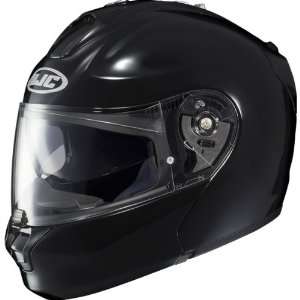HJC Solid Mens RP Max Street Racing Motorcycle Helmet   Black / Small
