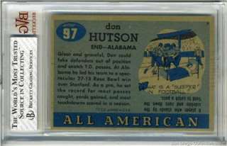 1955 Topps All American #97 Don Hutson SP BVG 7 NM Alabama  