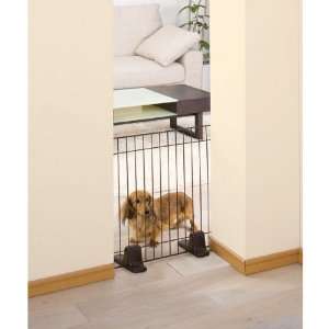    Self Standing Gate / System Pet Fence STF 606 Brown: Pet Supplies