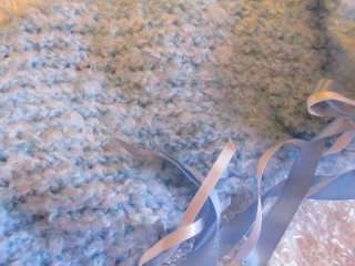 KNITTED COCOON 18 22 for REBORN DOLLS gorgeous BLUE! FREE shipping 
