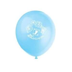   Inc. Latex Theme Balloons Baby Shower/Baby Stitching Blue: Toys
