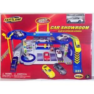  FastLane Car Showroom Play Set with Vehicle: Toys & Games