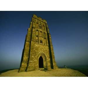  St. Michaels Tower on Top of Glastonbury Tor Photographic 