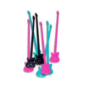  Rock and Roll Guitar Stirrers (8 ct) Toys & Games