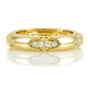  Cardens CZ Stackable Ring   Gold: Emitations: Jewelry