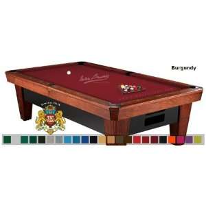  7 Simonis 860 Burgundy Pool Table Cloth Felt: Sports 