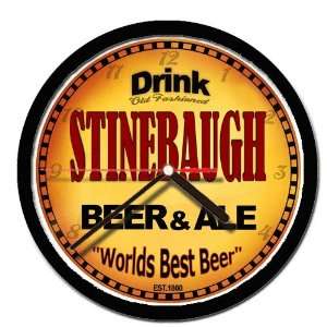  STINEBAUGH beer and ale cerveza wall clock: Everything 