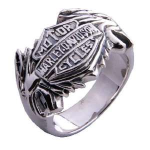  Harley Davidson Ring Motor Cycle Jewelry for Mens Fashion 