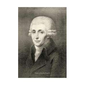  Franz Joseph Haydn 12x18 Giclee on canvas