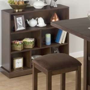   Height Modular Storage Unit in Warm and Clean Brown Furniture & Decor