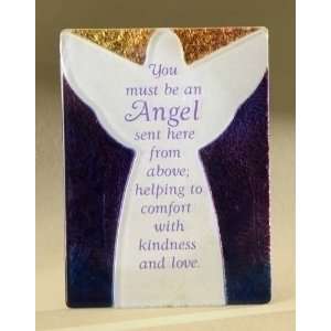   Must Be An Angel Religious Glass Prayer Plaques 7