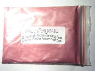 Light Pink Shimmer candy paint powder coat custom  